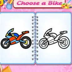 Motosiklet Boyama Oyunu