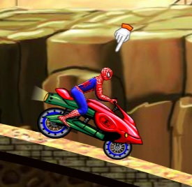 örümcek adam motor yarışı