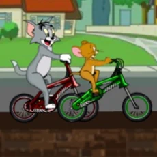Tom ve Jerry Bisiklet Yarışı