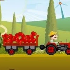 Traktörle Çiftliğe Yük Taşıma